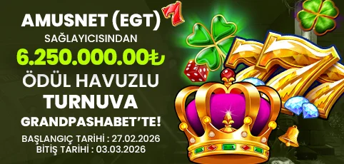 AMUSNET(EGT) SAĞLAYICISINDAN DEV TURNUVA! 